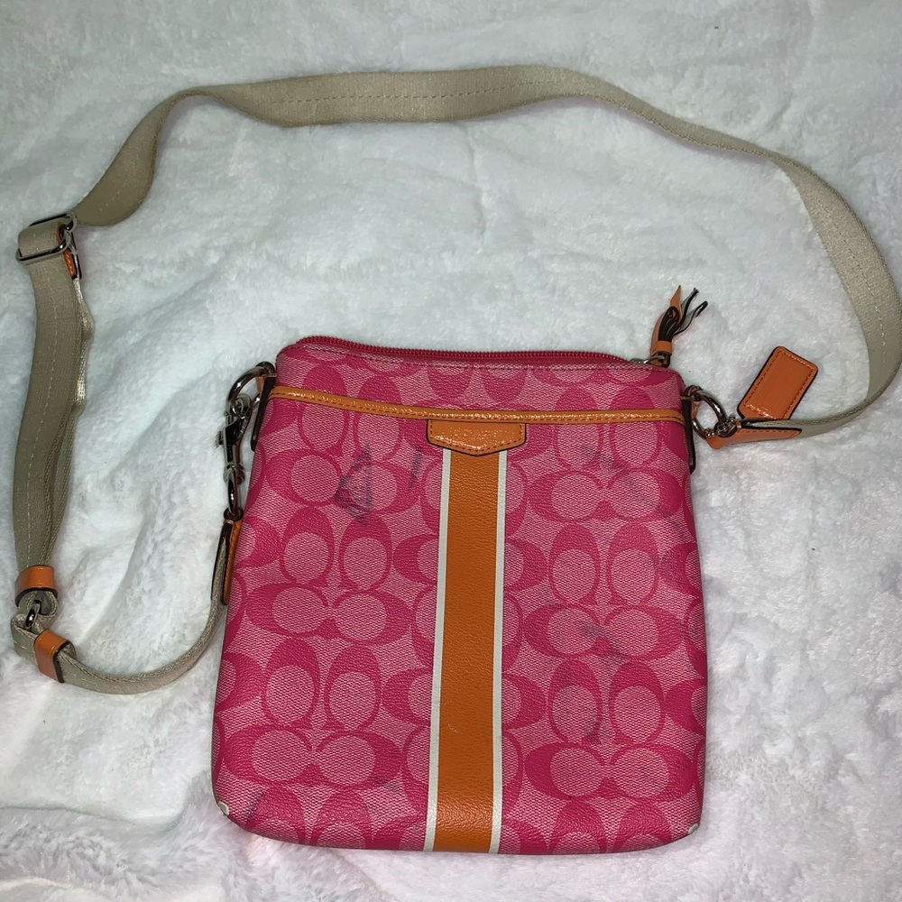 Coach cross body purse